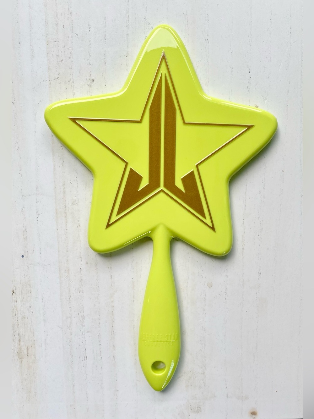 Jeffree Star Chartreuse + Gold Star Shaped Hand Mirror